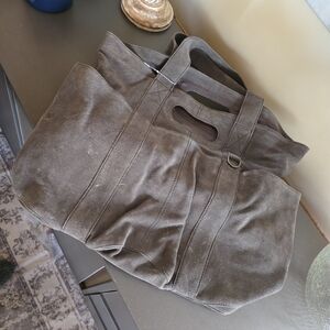 Free People Genuine Suede Large Purse